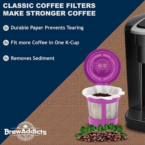 300 Paper Coffee Single-Use Filters for Keurig K-Cup 1.0 & 2.0 in Saudi Arabia