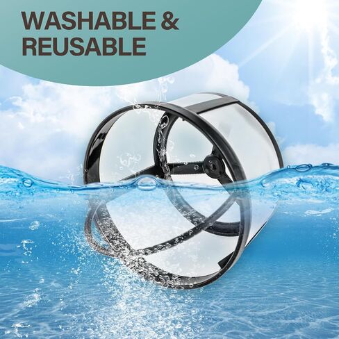 Prasacco 2 Packs Reusable Coffee Filters 4-8 Cup, Coffee Filter Basket Universal Coffee Filter Replacement Safety Nylon Mesh Reusable Coffee Filters for Mr. Coffee Makers and Brewers in Saudi Arabia