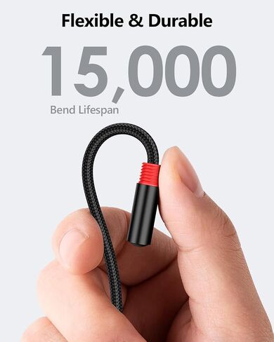 SUNGUY 6 inch/0.15M Right Angle USB C to A Cable 2Pack, 3A Short 90 Degree USB to USBC Fast Charging Data Transfer Cord Nylon Braided for iPhone 17 16 15 Pro/Pro Max/Plus Samsung Galaxy S24/S23, iPad in Saudi Arabia