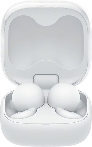 Sony Wireless Noise Cancelling Earbuds with High-Resolution Audio, Deep Bass, Clear Call Quality, IPX4 Water Resistance, Alexa & Google Assistant, Long Battery Life, Lightweight - White in Saudi Arabia