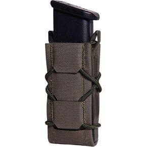 High Speed Gear Single Pistol Taco Mag Pouch Gen 2 | Universal Pistol Mag Holder | MOLLE Compatible and Laser Cut (Olive Drab)