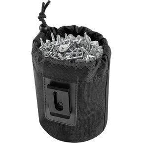 Tool Pouch Nails Screws Bag with Belt Clip,Screw Tool Pouch,Tool Pouch with Belt Clip - Modular Clip On Tool Pouch for Tool Belts,Vests,Panels - Ideal Carpenter and Electrician Tool Pouch for Nails