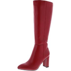 TruFox Womens Classic Tall Knee High Block Heel Fashion Boots