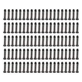 Kadimendium 100Pcs Heatsink Mount Pin 18.6mm Heat Sink Cooler Mounting Clip Plastic Heatsink Mount Pin Set Fastener Set Plastic Mounting Clip for CPU Cooler