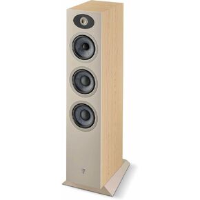 Focal Theva N°2-3-Way Floorstanding Loudspeakers with 5-Inch Drivers, Sold Individually, Dark Wood - FTHEVAN2DW