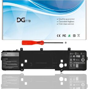 191YN Replacement Laptop Battery for Dell with Alienware 15 R1 R2 Series ALW15ED-1718 1728 1828 1828T 2718 2728 Series Notebook P42F 410GJ 2F3W1 02F3W1 8NH55 08NH55（14.8V 92Wh 6380mAh）