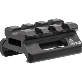 UTG Leapers MT-RSX5S Inc Super Slim Picatinny Riser Mount, 1/2" Height, 3 Slots, Black
