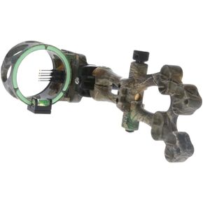 TRUGLO VEROS 5-Pin Durable Ultra-Bright Lightweight Micro-Adjustable Archery Hunting Bow Sight with Decreasing Diameter Pins Design & Large Circular Field of View - for Right & Left-Handed Shooters