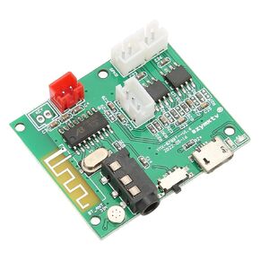 Audio Amplifier 5W+5W Digital Stereo Power Amplifier Board, Bluetooth Digital Stereo Power Amp Module for Speaker Sound DIY, 3.7V 5V, 3.5 AUX Input, 3 POUT Output