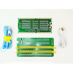 مجموعة اختبار ذاكرة الوصول العشوائي DDR4 لطيفة لأجهزة الكمبيوتر المكتبية غير الخادم التي تعمل بوحدة المعالجة المركزية وحدة ذاكرة الوصول العشوائي السريعة وفتحة ذاكرة الوصول العشوائي باللوحة الأم، مجموعة حلول تصحيح الأخطاء لمحلل التشخيص الكامل، 288 دبوسًا ل