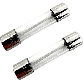125 Volt Fuse Replacement for 20 Amp Microwave Oven Models WB27X11138 GE, Frigidaire, Hotpoint Models, Pack of 2, Clear