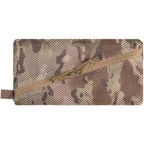 Tactical Mesh Pouch Insert, Modular Utility Admin Pockets Travel Organizer EDC Zipper Pouch 6X12,12X12