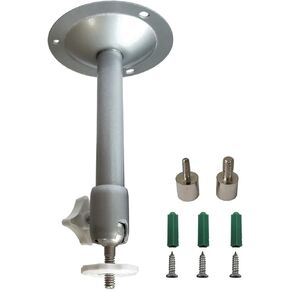 Mini Projector Mount Ceiling Wall Stand Bracket Holder, 11 Lbs Load, 360° Rotatable Head Mounting (180mm, Silver)
