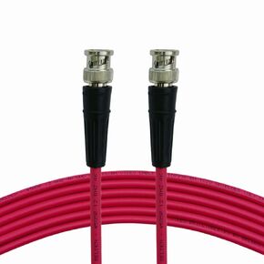AV-Cables 12G 4K UHD SDI BNC RG59 Cable - Belden 4505R - Red (6ft)