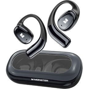 Monster Open Ear AC311 Wireless Earbuds, Bluetooth 5.4 Open Ear Headphones, Up to 30 Hours Playtime Bluetooth Ear Earbuds with Stereo Sound, Touch Control and IPX5 Waterproof Open Earbuds