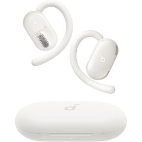 سماعات Soundcore V20i من Anker مفتوحة الأذن، خطافات أذن قابلة للتعديل، راحة فائقة، ملاءمة مريحة، صوت قوي، مكالمات واضحة، IP55، أضواء LED، وقت تشغيل 36 ساعة، بلوتوث 5.4، اتصال متعدد النقاط (متجدد)