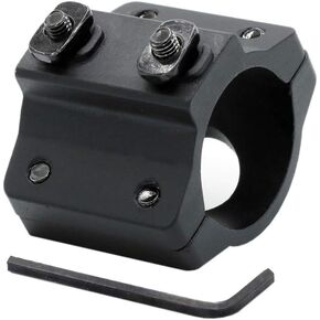 1" Flashlight Laser Ring Mount Compatible with MLOK Rail System