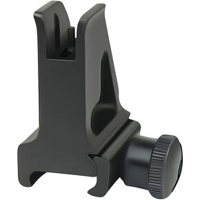 GOTICAL High Profile Front Iron Sight Compatible for Flat top Picatinny Weaver Rail with A2 Square Post Assembly - 2" Height