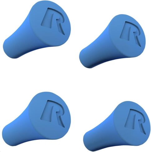 أغطية نهاية مطاطية بديلة باللون الأحمر من RAM MOUNTS X-Grip للهواتف والأجهزة اللوحية | تتضمن 4 أغطية بديلة حمراء، تناسب جميع حاملات RAM Mounts X-Grip، بما في ذلك الغراء in Kuwait