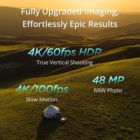 DJI Mini 4 Pro Fly More Combo with DJI RC 2, Drones with Camera for Adults 4K, Under 0.549 lbs/249 g, 3 Batteries for up to 102 Mins Flight Time, Smart Return to Home, Drone for Beginners in Kuwait