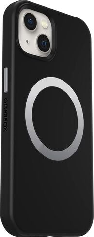 OtterBox iPhone 13 Slim Protective Case - BORRELLY (Black), Ultra-Slim, Grippy Edge, Snaps to MagSafe, Raised Edges in Saudi Arabia