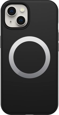 OtterBox iPhone 13 Slim Protective Case - BORRELLY (Black), Ultra-Slim, Grippy Edge, Snaps to MagSafe, Raised Edges in Saudi Arabia