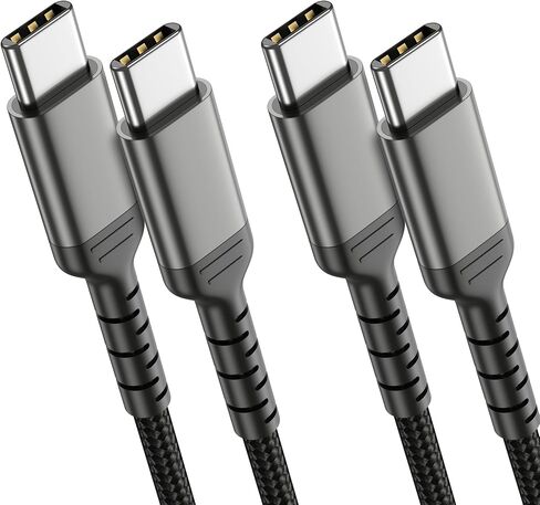 1ft USB-C to USB-C Cable Short Type C to Type C Fast Charging Cable Compatible with Apple iPhone 16/15 Pro/Max Samsung Galaxy Google, Short USBC to USBC Cord 12 Inch in Kuwait