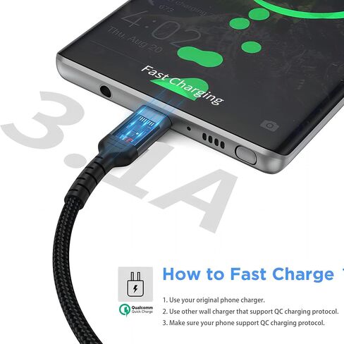 1ft USB-C to USB-C Cable Short Type C to Type C Fast Charging Cable Compatible with Apple iPhone 16/15 Pro/Max Samsung Galaxy Google, Short USBC to USBC Cord 12 Inch in Kuwait