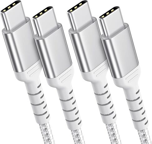1ft USB-C to USB-C Cable Short Type C to Type C Fast Charging Cable Compatible with Apple iPhone 16/15 Pro/Max Samsung Galaxy Google, Short USBC to USBC Cord 12 Inch in Kuwait