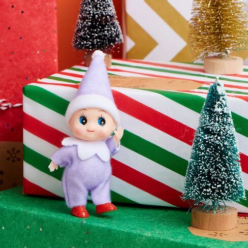 JOYIN Christmas Red Tiny Elf Doll Soft Plush Toy Doll for Christmas Decor, Xmas Gift, Xmas Clothing for Elf Doll in Kuwait