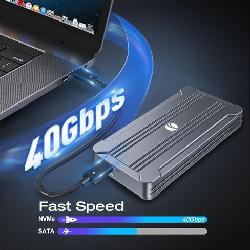 محول حاوية M.2 NVME SATA SSD، محول USB 3.2 Gen 2 10 جيجابت في الثانية NVMe PCI-E 6 جيجابت في الثانية SATA M-Key / B+M مفتاح محرك الحالة الصلبة الخارجي مع حواف UASP، لمحركات أقراص SSD 2242 2260 2280 in Kuwait