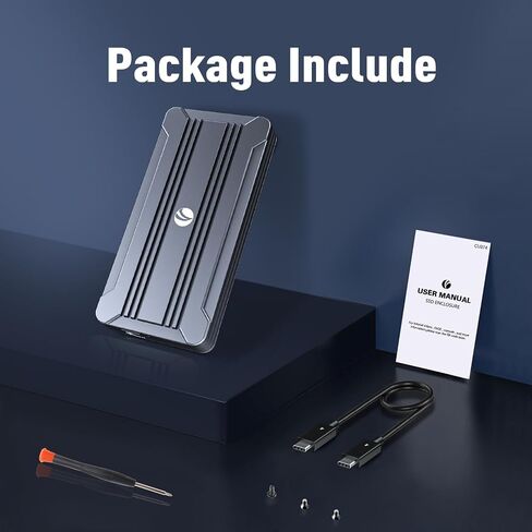 محول حاوية M.2 NVME SATA SSD، محول USB 3.2 Gen 2 10 جيجابت في الثانية NVMe PCI-E 6 جيجابت في الثانية SATA M-Key / B+M مفتاح محرك الحالة الصلبة الخارجي مع حواف UASP، لمحركات أقراص SSD 2242 2260 2280 in Kuwait
