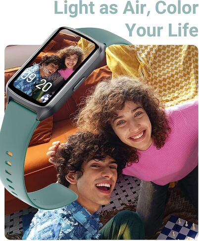 Health Fitness Tracker with 24/7 Heart Rate, Blood Oxygen, Blood Pressure, Sleep Tracker, 5ATM Waterproof Activity Trackers with Step Tracker, Pedometer (S & L Bands Included) in Kuwait