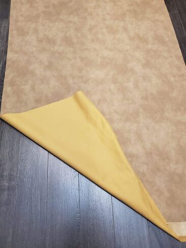 NAT Leathers | Acorn Calf Soft Faux Vegan Leather PU (Peta Approved Vegan) | 1 Yard (36 inch Length x 54 inch Wide) Cut by Yard | Synthetic Pleather 0.9 mm Nappa Upholstery | 36"x54" Acorn in Saudi Arabia
