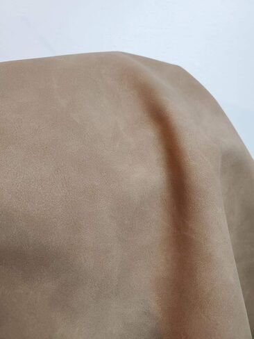 NAT Leathers | Acorn Calf Soft Faux Vegan Leather PU (Peta Approved Vegan) | 1 Yard (36 inch Length x 54 inch Wide) Cut by Yard | Synthetic Pleather 0.9 mm Nappa Upholstery | 36"x54" Acorn in Saudi Arabia