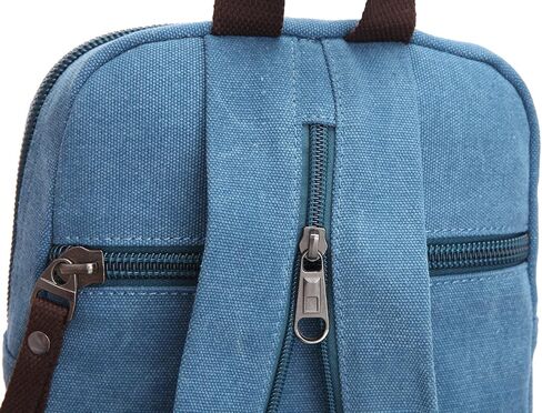 Arbag Small Cute Backpack Vintage Casual Canvas Shoulder Bag Daypack 8528bag,Black in Kuwait