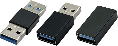 Seadream 3Pack USB 3.0 Apters Kit, USB 3.0 Female to Female and Male to Male and Female to Male, high Speed Convert Extension Coupler Connector Converter in Saudi Arabia