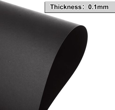 QTLCOHD 200 Sheets Black Cardstock 8.5 x 11 Inches Black Construction Paper Bulk Heavy Cover Card Stock for DIY Crafts Cards Making in Kuwait