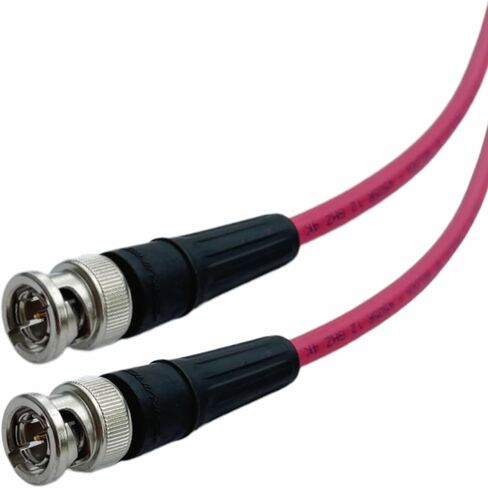 AV-Cables 12G 4K UHD SDI BNC RG59 Cable - Belden 4505R - Red (6ft) in Saudi Arabia