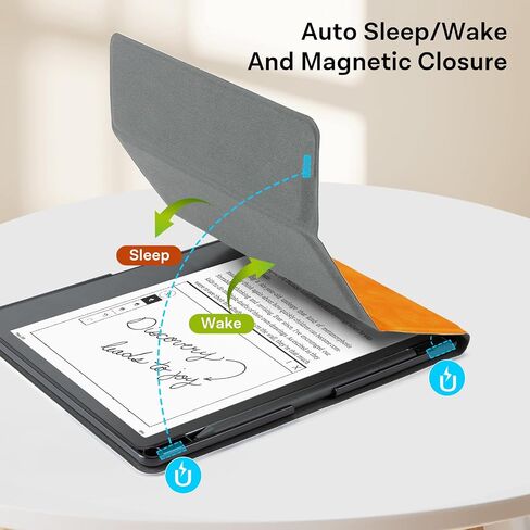 حافظة CoBak Stand لجهاز Kindle Scribe - غطاء جلدي فاخر مع حامل قلم، خاصية النوم/الاستيقاظ التلقائي - متوافقة مع جهاز Kindle Scribe مقاس 10.2 بوصة (إصدار 2022/2024) in Saudi Arabia