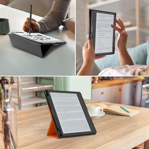 حافظة CoBak Stand لجهاز Kindle Scribe - غطاء جلدي فاخر مع حامل قلم، خاصية النوم/الاستيقاظ التلقائي - متوافقة مع جهاز Kindle Scribe مقاس 10.2 بوصة (إصدار 2022/2024) in Saudi Arabia