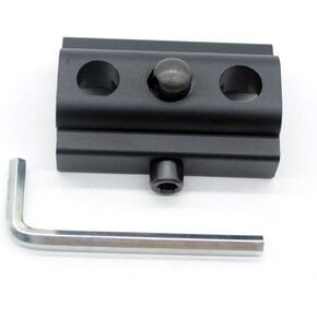 محول Bipod مع مسمار حبال مناسب لسكة Picatinny و Weaver مقاس 20 مم مع 3 فتحات