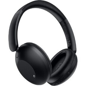 Active Noise Canceling Headphones, Over Ear Wireless Headphones with Mic, 60 Hours Play Time Bluetooth Headphones with Deep Bass, Foldable Lightweight Headphones with HiFi Audio for Music