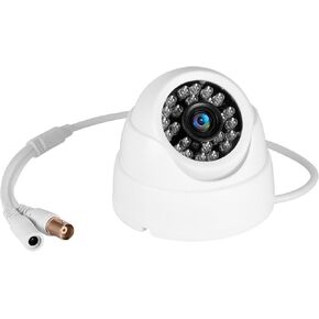 Fuers 5.0MP HD 1944P Security Dome Camera Indoor,Hybrid 5-in-1 HD-XVI/CVI/TVI/AHD/Analog CVBS for DVR Recorders,80ft IR Night Vision,95° View Angle Weatherproof Surveillance CCTV