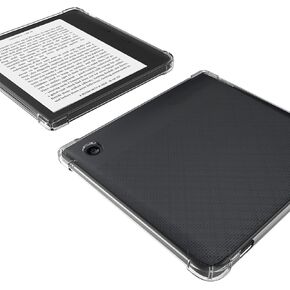 E-Reader Cover for Kobo Libra H2O N873 7"(2019 Release), Ultra Slim Lightweight Back Shell TPU Clear Transparent Soft Case for Kobo Libra H2O E-Book (for Kobo Libra H2O 7")