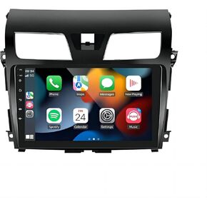 10 inch Android 13 Wireless CarPlay Android Auto Car Radio Receiver for Nissan Altima 2013-2018, 2+32G Touch Screen Car Stereo with WiFi Bluetooth FM RDS GPS Navigation DSP SWC AHD Backup Camera