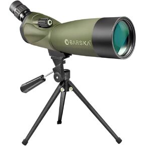 Barska AD11284 Blackhawk 20-60x60 Waterproof Spotting Scope with Tripod & Cases for Birding, Target Shooting, Sports, etc , Green