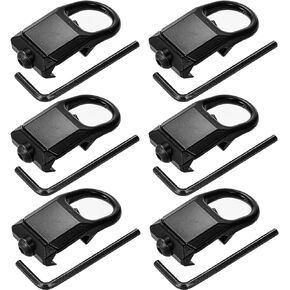 WUWEOT 6 Pack Sling Rail Attachment Mounts, Sling Swivel Mounts with Hex Wrenches for Outdoors