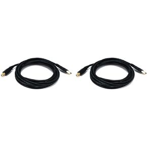 Monoprice 10ft Gold Plated 28/24AWG USB 2.0 A Male to B Male Cable