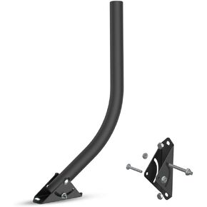 ANTOP Antenna Mount J Pole 19 Inches TV Antenna Pole with Adjustable Angle - Suitable for Indoor Outdoor Antenna, Yagi Antenna, Weather Startion, Satellite Dish, AT-723